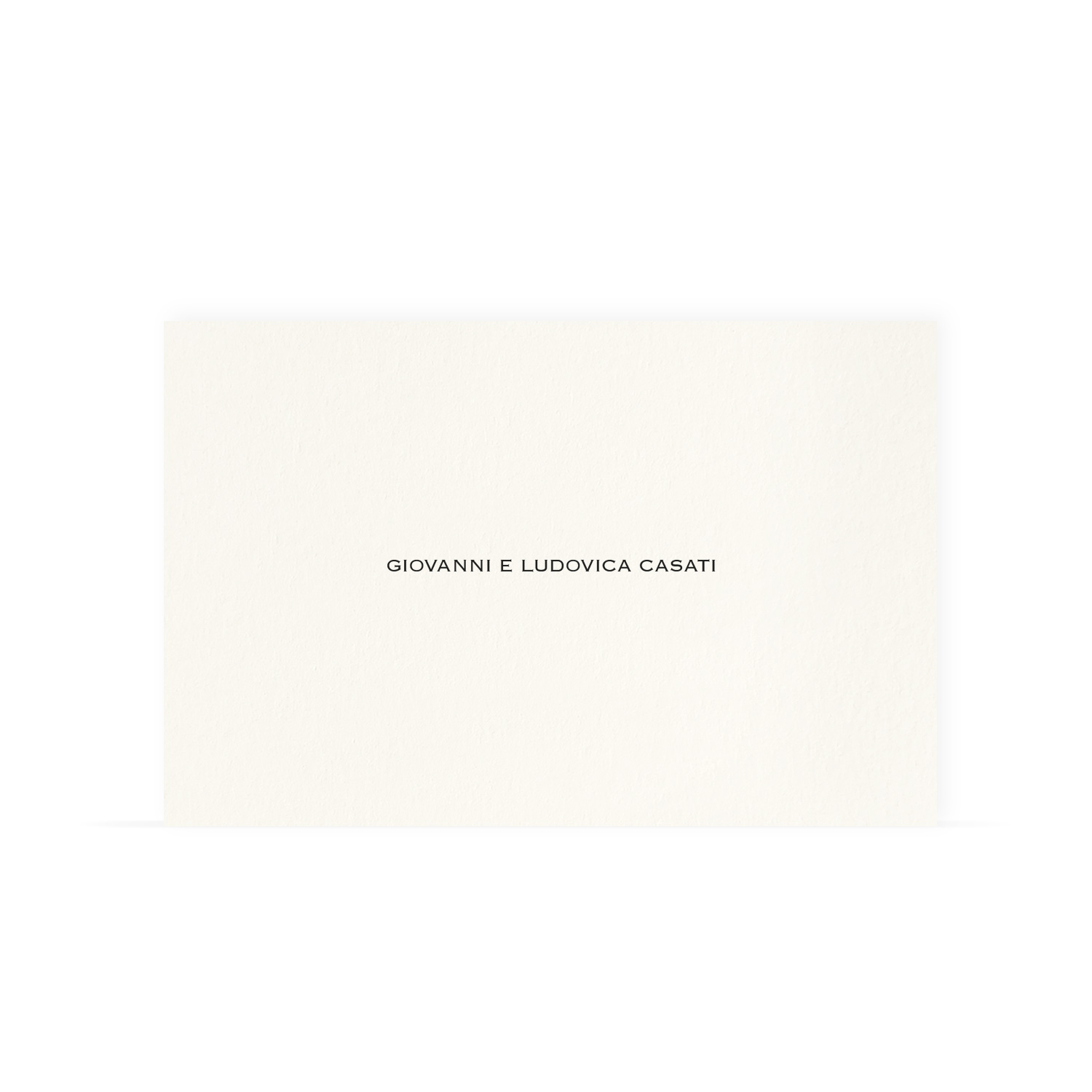 Biglietto di cortesia centrato Boston